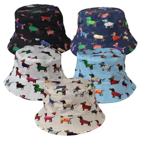 Tacskó mintás halászsapka, több színben