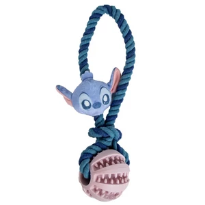 DISNEY STITCH kötél kutyajáték fogtisztító labdával