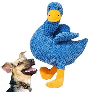  Csipogós plüss kacsa kutyajáték zacskós hangú (crinkle) szárnyakkal, több színben