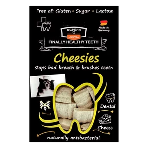 QCHEFS Cheesies természetes fogtisztító a kellemetlen szájszag és fogkő ellen