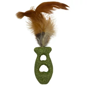 Nunbell hal alakú macskamenta játék tollal