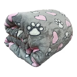 Mancs mintás wellsoft pléd, 200 x 230 cm, szürke Mancs mintás wellsoft pléd, 200 x 230 cm, szürke