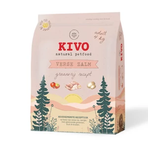 KIVO – Hidegen sajtolt Gabonamentes Száraztáp – Lazac 4kg