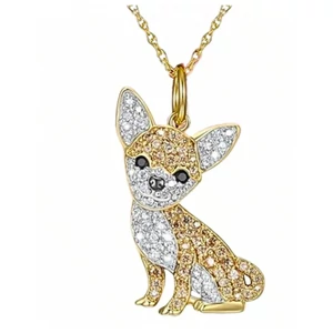 Barna csivava mintás nyaklánc