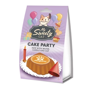 My Sweety Cat születésnapi torta macskáknak, ostyával