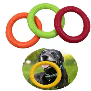 Edzőgyűrű kutyáknak, narancssárga vagy zöld