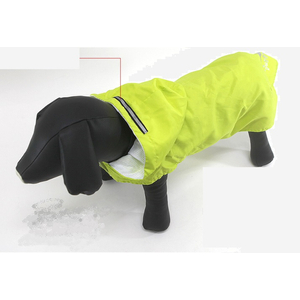 Kutya esőkabát, neonsárga, XL-es