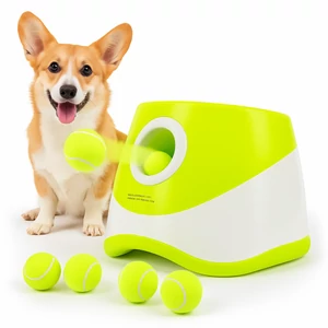 Automata labdakilövő gép, labdadobáló ügyességi játék - neonsárga