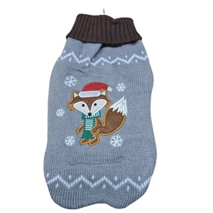 Rókás kötött kutyapulcsi, több méretben