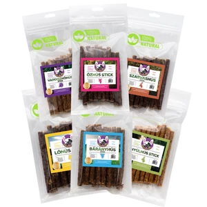 Farm + Vad Stick Mix: nyúl, bárány, ló, őz, szarvas, vaddisznó (6 csomag stick), 600g