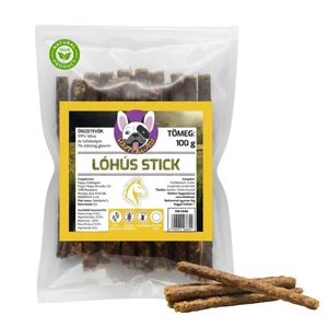 100% Természetes Lóhús stick, HAPPY BULLDOG