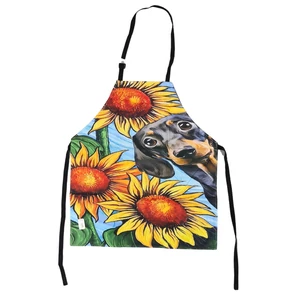 Tacskó és napraforgó mintás kötény főzéshez és sütéshez