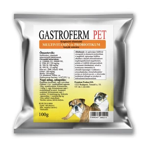 Gastroferm Pet kutyáknak – multivitamino és probiotikum por