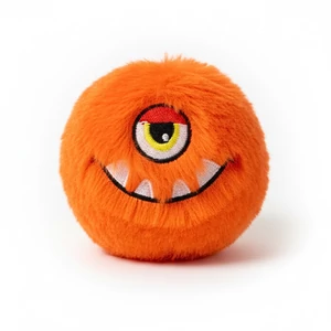 Sípos, extra strapabíró kutya labda – plüss monster, narancssárga