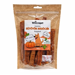 Whizzopet Szárított sütőtök rágócsík jutalomfalat kutyának, 100 gramm