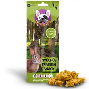 100% Természetes nyúlhús training snack, 60 g, HAPPY BULLDOG