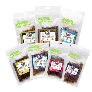 Farm + Vad Stick Mix: nyúl, bárány, ló, őz, szarvas, vaddisznó, kacsa (7 csomag stick), 700g