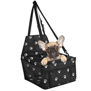 Összecsukható biztonsági kutyaülés autóba, kisállat hordozó