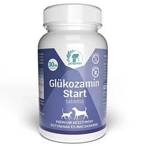 Glükozamin Start tabletta az egészséges ízületekért kutyáknak és macskáknak, 30 db tabletta - PETAMIN
