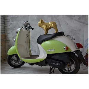 3D Francia bulldog papírszobor készítő készlet, arany