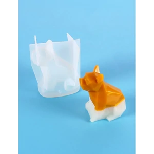 DIY gyertyakészítő forma, bulldog formájú