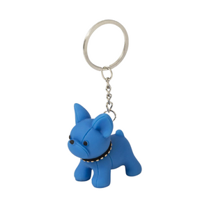 BASIC Kék francia bulldog kulcstartó