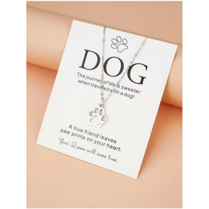 Mancs nyaklánc - ezüst színű