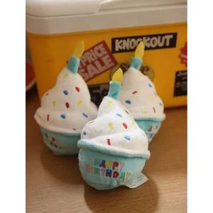 Szülinapi torta játék kutyáknak és macskáknak, kék