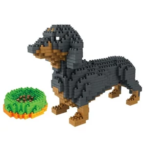 Tacskó kutyás építő kocka játék