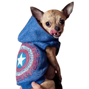 MARVEL Amerika Kapitány Pamut Kutyapulóver, több méretben