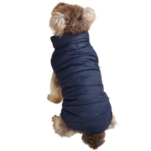 Bélelt kutyakabát, tengerészkék