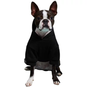 Kapucnis kutyapulcsi, fekete, XL-es