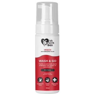 We Love Bark Wash&amp;Go prebiotikus víz nélküli kutyasampon