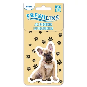 Francia bulldog kutyás autóillatosító, ópium illattal