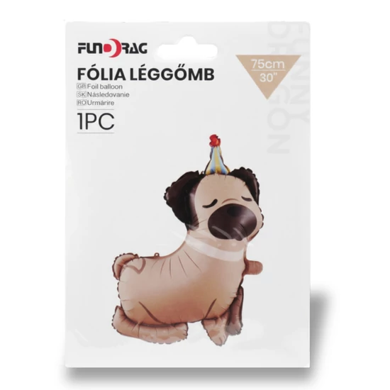 Fólia lufi - mopsz 75 cm