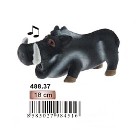 TATRAPET latex játék vaddisznó sípolóval, 18 cm