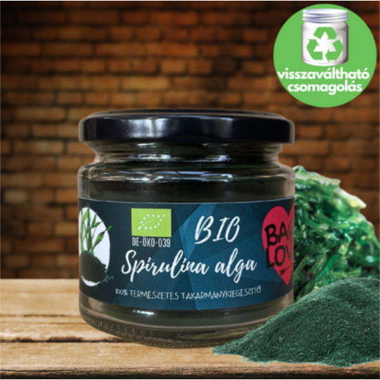 Bio Spirulina alga kutyáknak 100 g, BARF LOVE