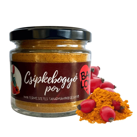 Csipkebogyópor kutyáknak 80 g, BARF LOVE