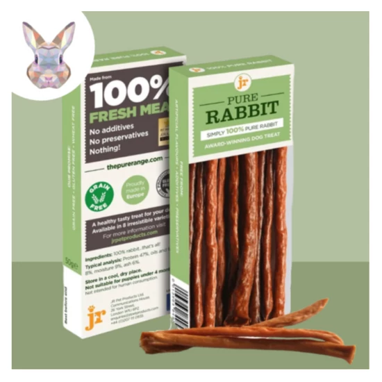 100% nyúlhús stick 50 g, JR Pet Products