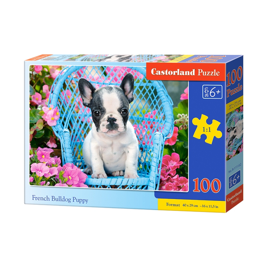Castorland 100 db-os puzzle - Francia bulldog kölyök