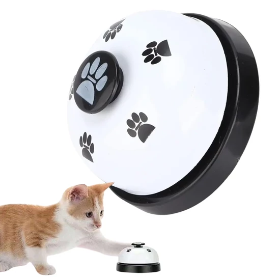 Mancs mintás oktatócsengő kisállatoknak