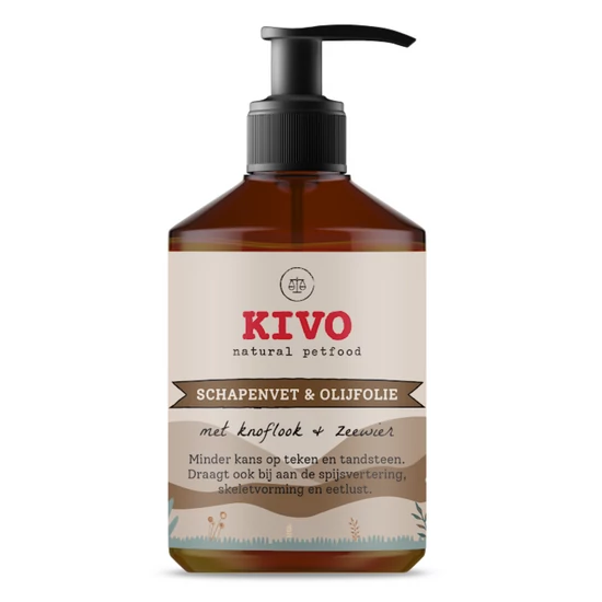 KIVO - Folyékony Juhzsír Fokhagymával és Hínárral, 500 ml