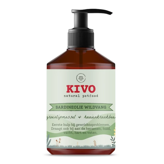 KIVO - Szardíniaolaj Zöldkagylóval és Cápaporccal, 500 ml