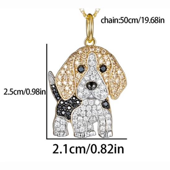 Beagle mintás nyaklánc