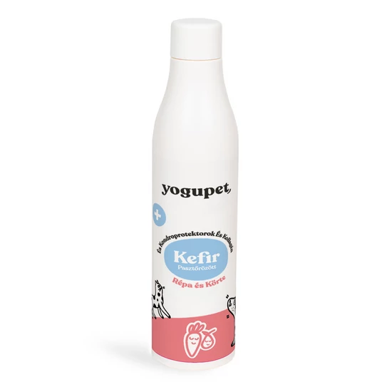 Yogupet Kollagén Kefir Kutyáknak és Cicáknak - Sárgarépával, Körtével és Glükozaminnal 200ml