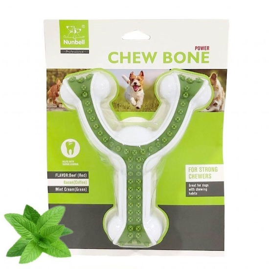 Power Chewbone - Menta ízesítésű rágó játék kutyáknak