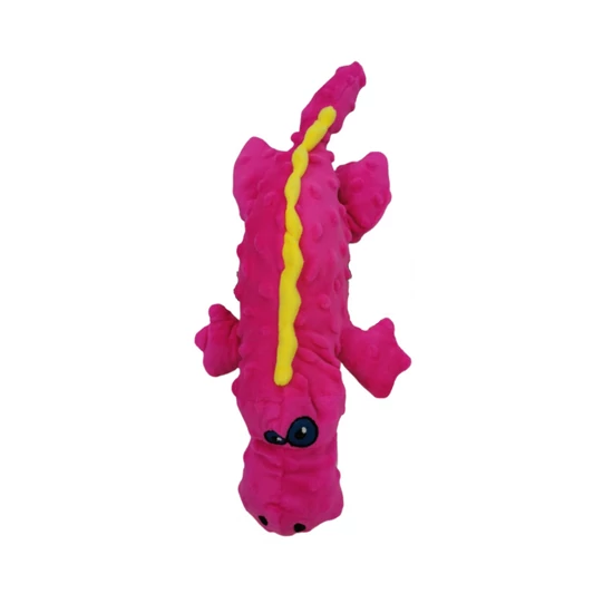 Plüss dínó kutyajáték, pink