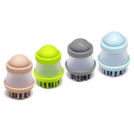 Szilikon masszírozós kutyamosó beépített samponadagolóval