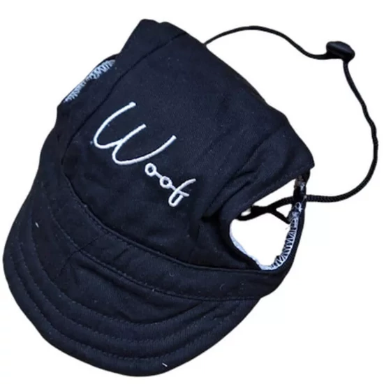 Nyári kutya-baseballsapka, Woof, fekete, M-es