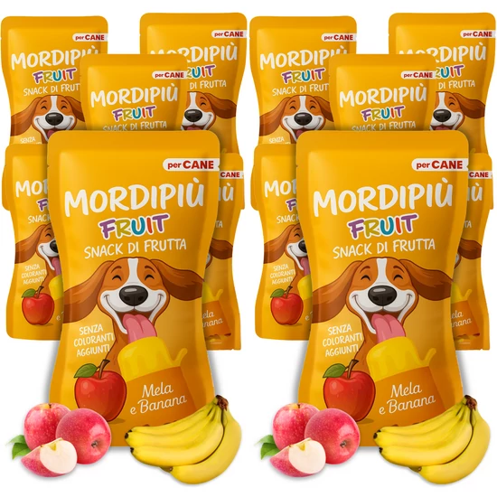 Természetes Olasz Fagyi Kutyáknak (Banán-Alma), 12 db-os csomag